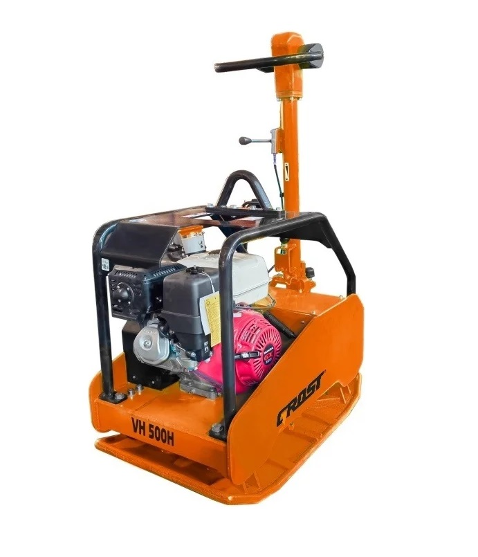 Виброплита реверсивная бензиновая GROST VH 500H (425 кг), изображение 1
