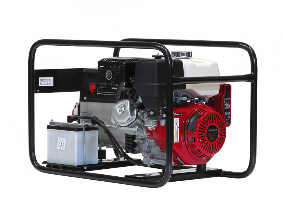 Генератор бензиновый EUROPOWER EP 6500 TE (6,5 кВт)